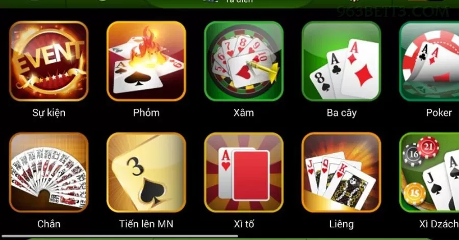 Download app 963bet Android iOS